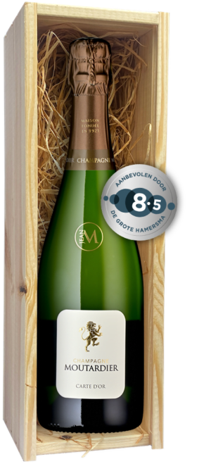 Champagne cadeau Moutardier Carte d'Or