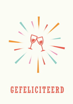 Kaartje gefeliciteerd